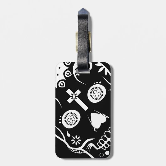 Zuckerskullz Gepäckanhänger (Rückseite vertikal)