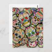 Zuckerskulollage Postkarte (Vorne/Hinten)