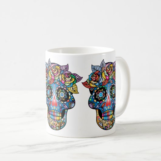 Zuckerskulptur, Tag der Toten Kaffeetasse (VorderseiteRechts)