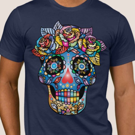 Zuckerskulptur, Tag der Toten T-Shirt