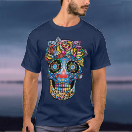 Zuckerskulptur, Tag der Toten T-Shirt