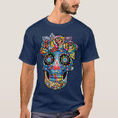 Zuckerskulptur, Tag der Toten T-Shirt (Vorderseite)