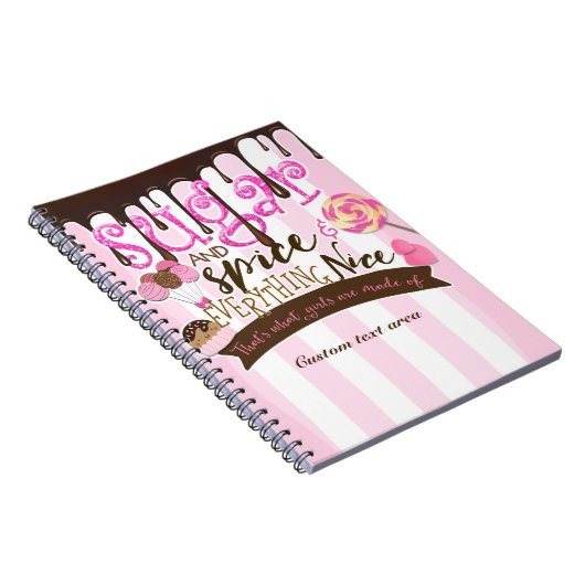 ZUCKERSPICE & ALLES NICE Journal Notebook Notizblock (Rechte Seite)
