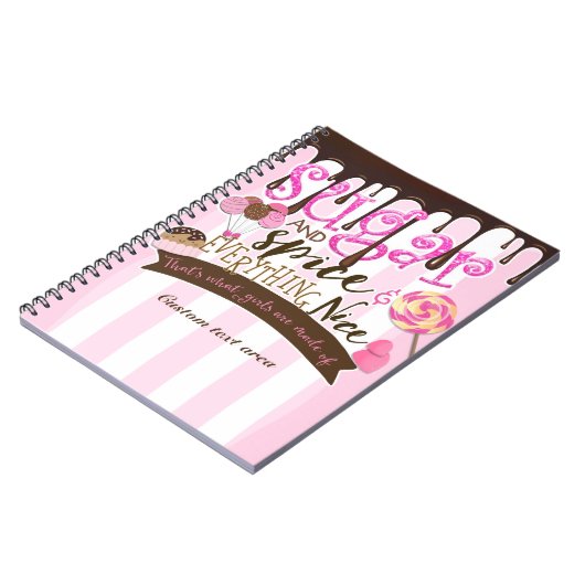 ZUCKERSPICE & ALLES NICE Journal Notebook Notizblock (Linke Seite)