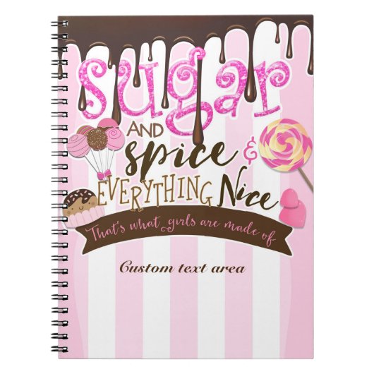 ZUCKERSPICE & ALLES NICE Journal Notebook Notizblock (Vorderseite)