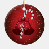 Zuckerstange Bell Keramik Ornament (Hinten)