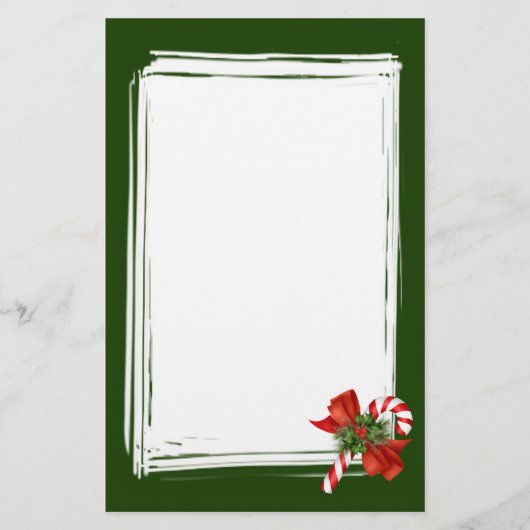 Zuckerstange-Briefpapier Briefpapier (Vorderseite)
