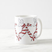 Zuckerstange-Dackel Kaffeetasse (VorderseiteRechts)