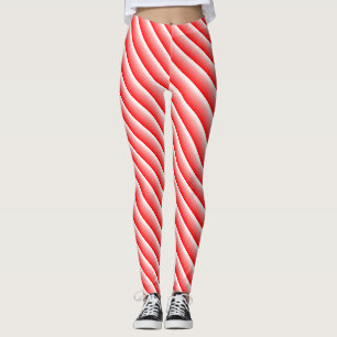 Zuckerstange, die Streifen läuft Leggings