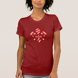 Zuckerstange-Feiertags-Lilie T-Shirt