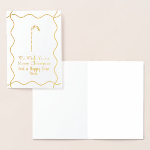 Zuckerstange Fröhlich & Hell Folienkarte