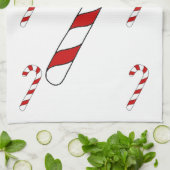 Zuckerstange-Geschirrtuch Küchentuch (Gefaltet)