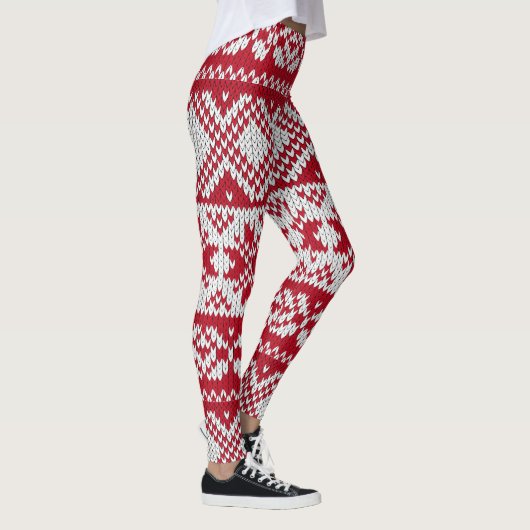 Zuckerstange-gestrickte Blick-Leggings Leggings (Rechts)