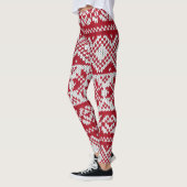 Zuckerstange-gestrickte Blick-Leggings Leggings (Links)