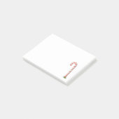 Zuckerstange-klebrige Anmerkungen Post-it Klebezettel (angewinkelt)