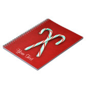 Zuckerstange-Notizbuch Notizblock (Linke Seite)
