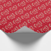 Zuckerstange-Packpapier Geschenkpapier (Ecke)