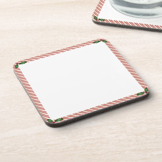 Zuckerstange-Rahmen-Korken-Untersetzer Untersetzer (Linke Seite)