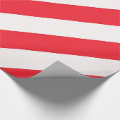 Zuckerstange-rote und weiße diagonale Streifen Geschenkpapier (Ecke)