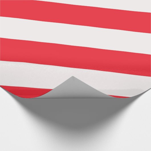 Zuckerstange-rote und weiße diagonale Streifen Geschenkpapier (Ecke)