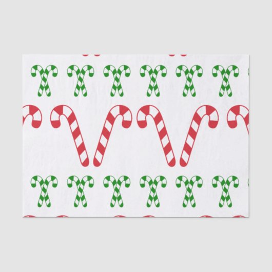 Zuckerstange-Seidenpapier Seidenpapier (Vorderseite)