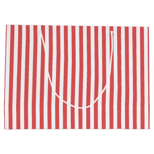 Zuckerstange Stripes die Geschenk-Tasche -, die Große Geschenktüte (Rückseite)
