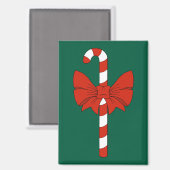 Zuckerstange und Schleife Magnet (Vorderseite/Rückseite)
