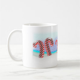 Zuckerstange-Waldweihnachten klein Kaffeetasse