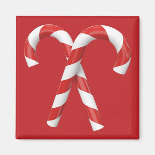 Zuckerstange-Weihnachtsmagnet Magnet