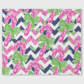 Zuckerstange-WeihnachtsPackpapier Geschenkpapier (Flach)