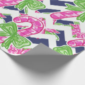 Zuckerstange-WeihnachtsPackpapier Geschenkpapier (Ecke)