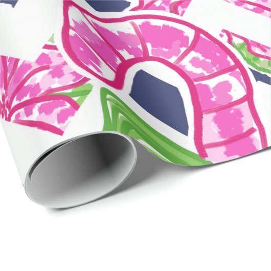 Zuckerstange-WeihnachtsPackpapier Geschenkpapier (Rolleneckpunkt)