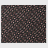 Zuckerstange-Zuckerschädel-Packpapier Geschenkpapier (Flach)