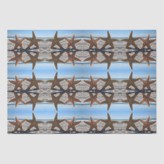 Zuckerstangen auf dem Beach Tissue Paper Seidenpapier (Vorderseite)