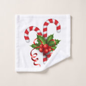 Zuckerstangen Badhandtuch Set (Waschlappen)