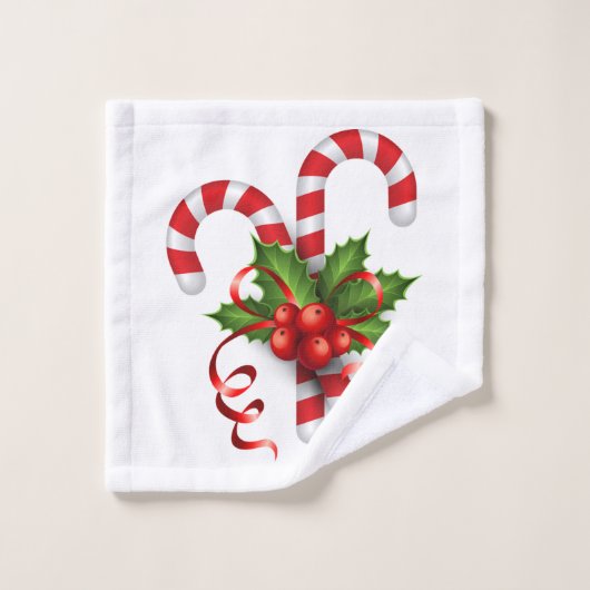 Zuckerstangen Badhandtuch Set (Waschlappen)