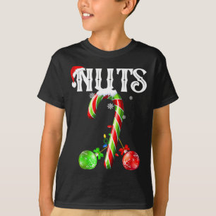Zuckerstangen-Brust-Nüsse-Paare-Lustige Kastanien- T-Shirt