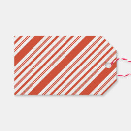 Zuckerstangen-Chor-Streifen-Diagonal Geschenkanhänger