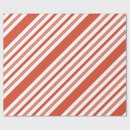 Zuckerstangen-Chor-Streifen-Diagonal Geschenkpapier