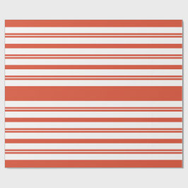 Zuckerstangen-Chor-Streifen-Horizontal Geschenkpapier