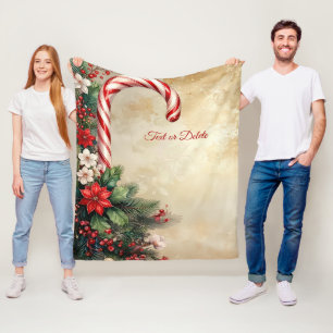 Zuckerstangen-Fleece-Decke Fleecedecke