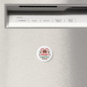 Zuckerstangen Frohe Weihnachten Magnet (In Situ (Geschirrspüler))