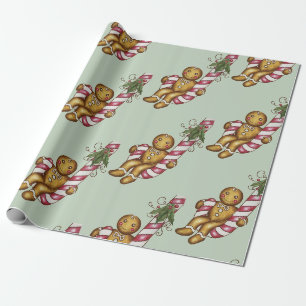 Zuckerstangen-Gebäck-Verpackungspapier Geschenkpapier