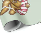 Zuckerstangen-Gebäck-Verpackungspapier Geschenkpapier (Rolleneckpunkt)
