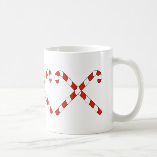 Zuckerstangen gekreuzt kaffeetasse (Rechts)