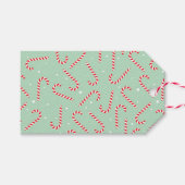 Zuckerstangen Geschenkanhänger (Vorderseite (Horizontal))