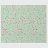 Zuckerstangen Geschenkpapier (Flach)