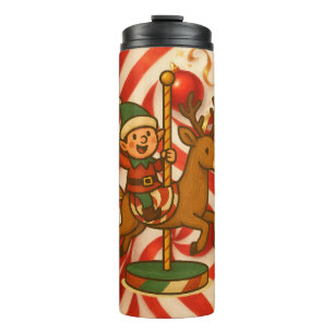 Zuckerstangen-Karussell Thermosbecher