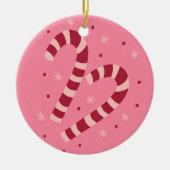 Zuckerstangen Keramik Ornament (Vorne)
