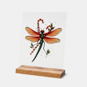 Zuckerstangen-Libelle Acrylschild (Winkel)